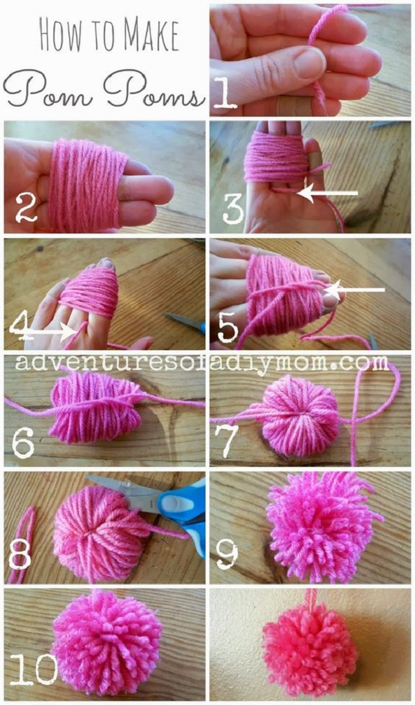 How-to-make-wool-pompoms